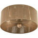 None 2 Light 13 inch Brushed Nickel Flush Mount Ceiling Light